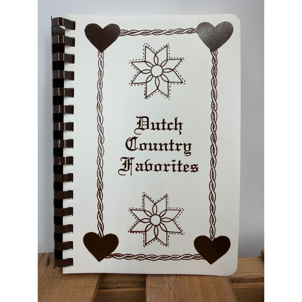 Vintage 1978 Dutch Country Favorites Amish Honey Brook Schools Cookbook PA 1970s
